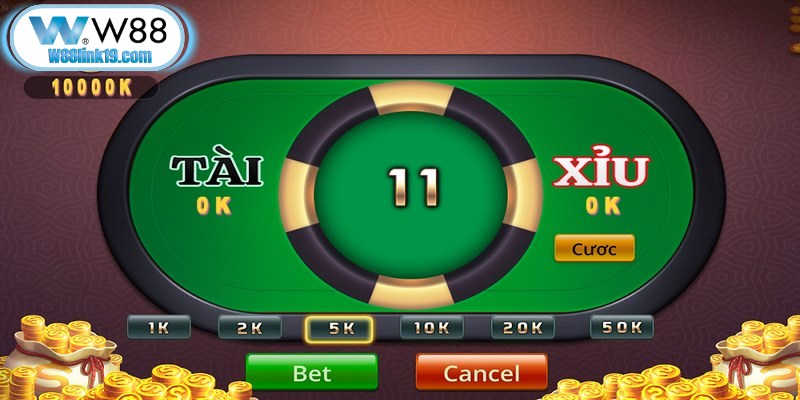 Phương pháp cá cược Tài Xỉu W88 đơn giản để ăn tiền lớn mỗi ngày